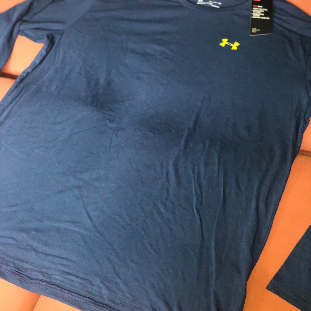 Under Armour Men Cotton Long-Sleeve 2XL - Picture 2 of 14